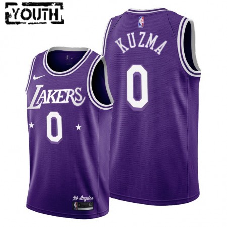 Los Angeles Lakers Trikot Kyle Kuzma 0 Nike 2021-2022 City Edition Throwback 60s Swingman - Kinder